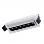 Foco linear LED de encastrar 10W - Ajustável - UGR18 - CRI90 - Chip OSRAM - 2800K