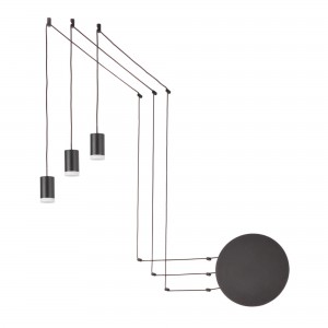 Candeeiro suspenso de design "NÉBULA" 3x6W