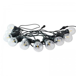 Grinalda LED exterior com 10 lâmpadas de 8 metros