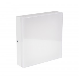 Candeeiro de teto LED  branco quadrado - impermeável - IP44 - 15W