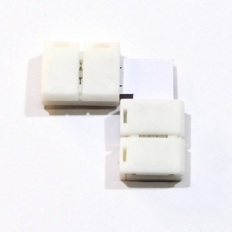 Conector para fitas LED 12V 8mm para esquinas 90°