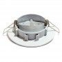 Aro downlight encastrável basculante Ø80/ Ø102 branco para GU10 / GU5.3