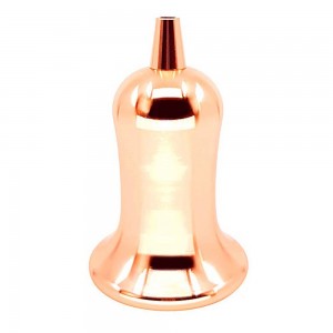 Porta-lâmpada E27 Bronze Rosado Campânula Vintage Series