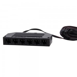 DISTRIBUIDOR MINI AMP COM 6 SAÍDAS FÊMEA 6-24V-DC (MAX. 3A)