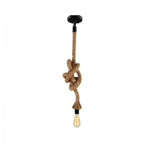 Candeeiro suspenso de corda "ROPE LAMP" - E27