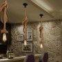 Candeeiro suspenso de corda "ROPE LAMP" - E27