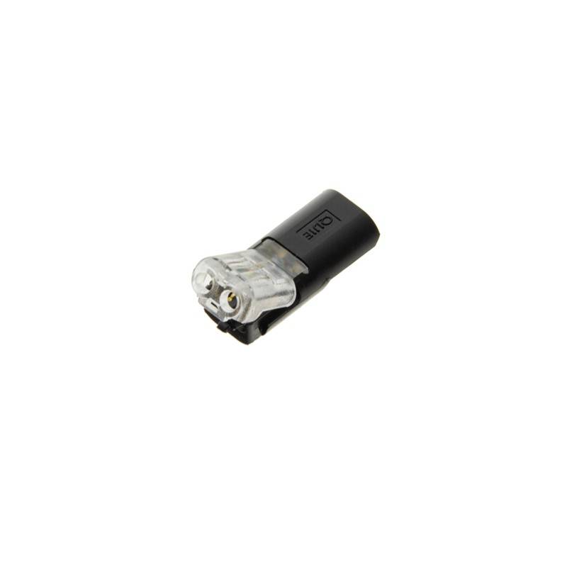 Conector terminal para 2 cabos - máx. 36V - 9A