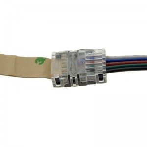 Conector rápido RGBW de 5 pinos - Fita a cabo PCB 12mm IP20 Máx. 24V